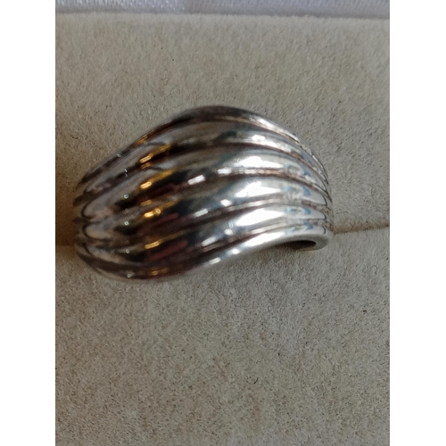 314 - 5 Assorted Silver Ladies Rings