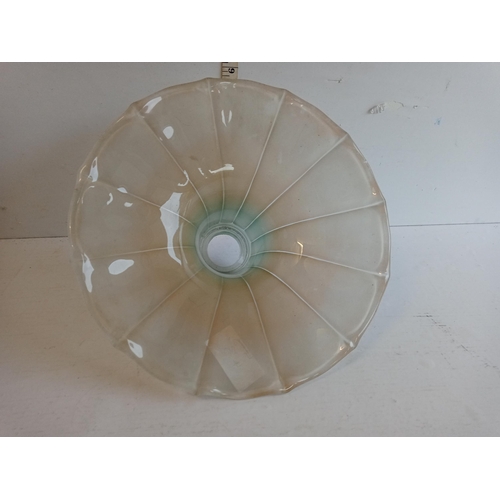 43 - Vaseline Glass Shade