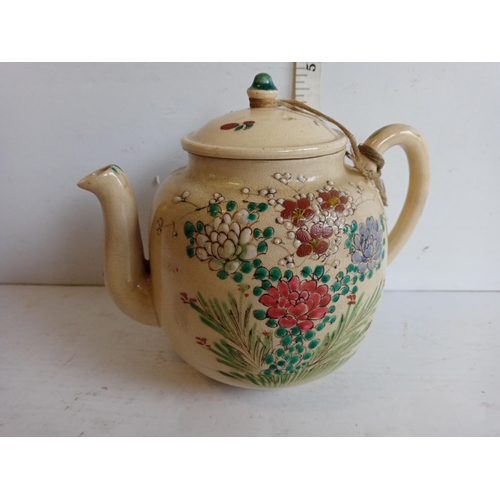 181 - Japanese Satsuma Teapot