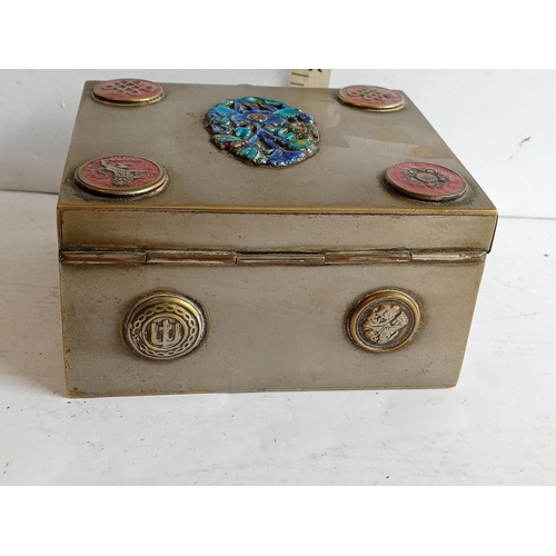 152 - Metal Chinese Box