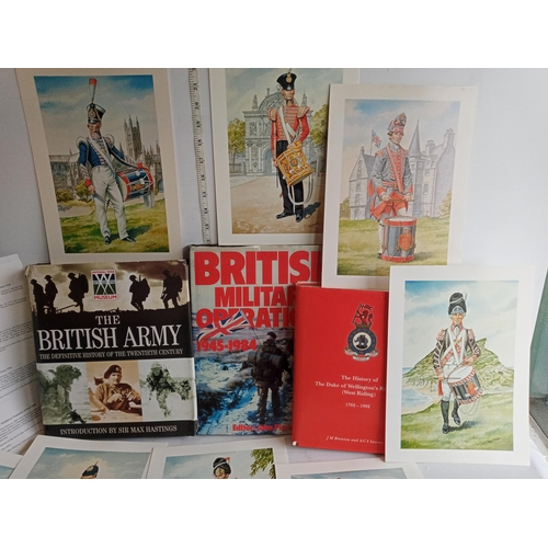 191 - Selection of Militaria Books & Picture Cards