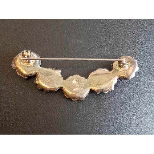 19 - Silver Flower Brooch