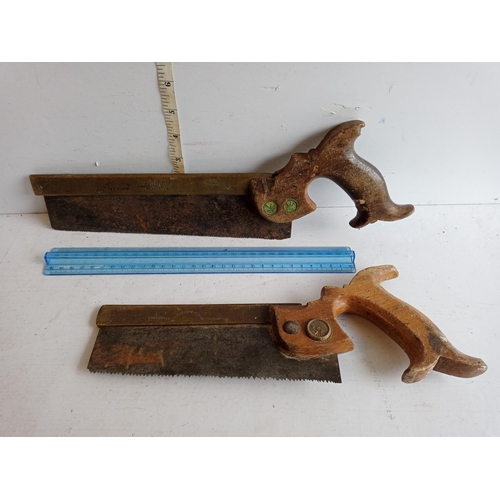 201 - 2 Vintage Tennon Saws