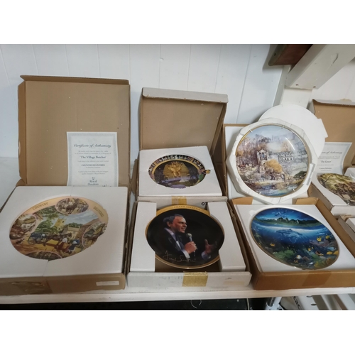 227 - Large Selection of Collectors Plates, Bradford Exchange. Collection Only