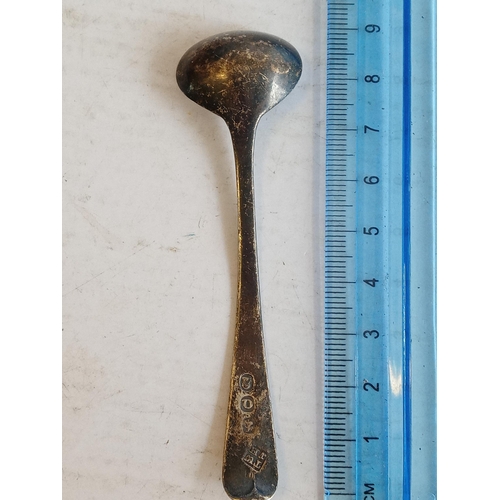 24 - Georgian Silver Mustard Spoon