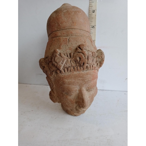 286 - Early Tibetan Terracotta Head