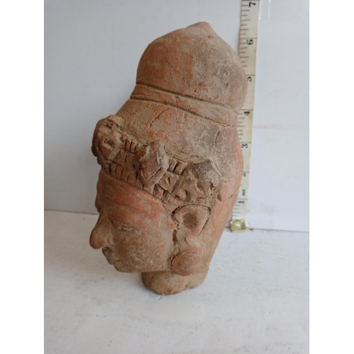 286 - Early Tibetan Terracotta Head