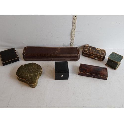 356 - Selection of Old Jewellery Boxes