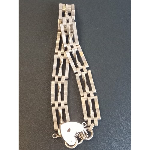 47 - Silver Gate Bracelet