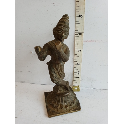 189 - 18th Century Indian Bronze Figure of a Musician