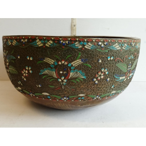 178 - 19th Century Chinese Enamelled Cloisonne Bowl