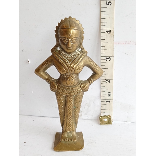 166 - 19th Century Apsara Hindu Goddess Sculpture