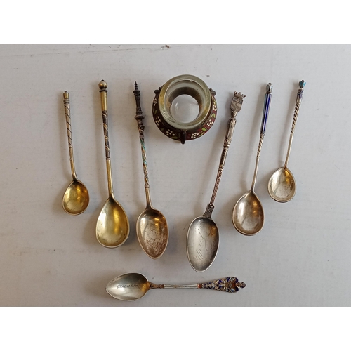 173 - 8 Pieces of Russian Silver Inc Faberge