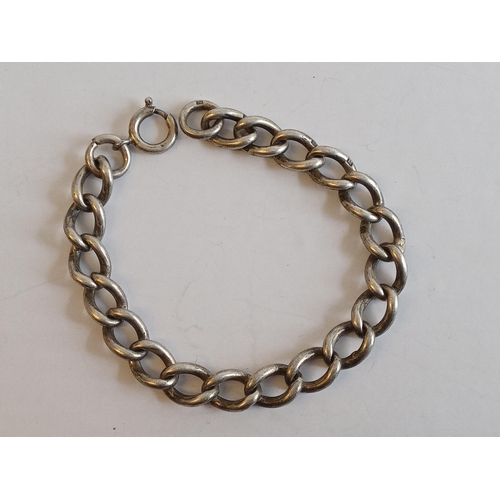 155 - Silver Link Bracelet, 20.72 grams