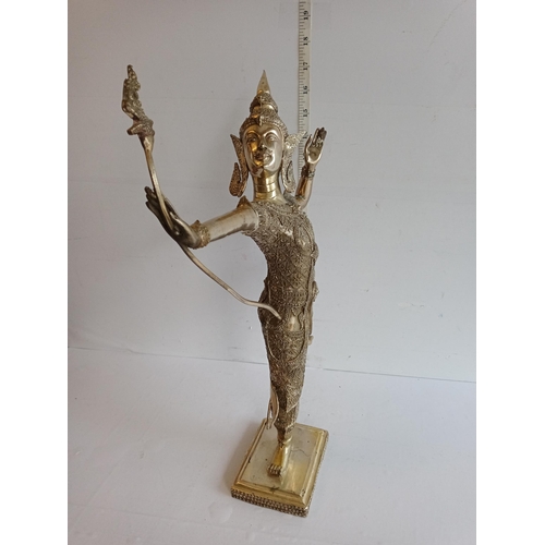 223 - Tibetan Silvered Bronze Sculpture