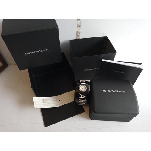 194 - Emporio Armani Bangle Watch, Boxed