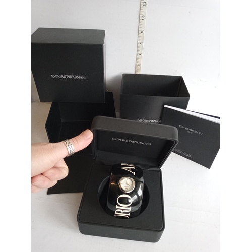 194 - Emporio Armani Bangle Watch, Boxed