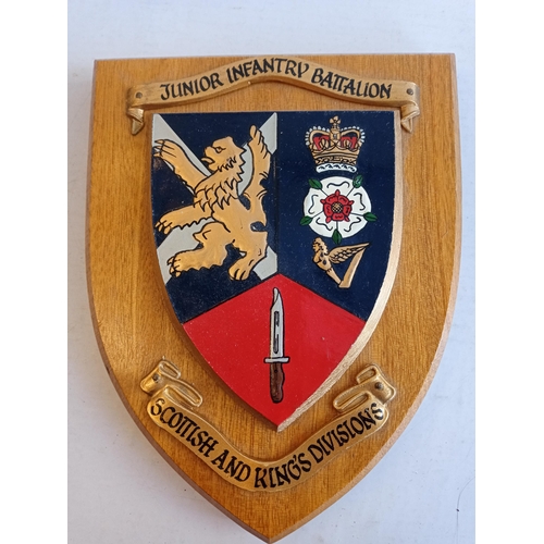 111 - Mounted Regimental Plaque