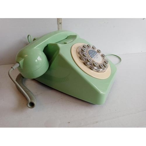 224 - Old Green Telephone