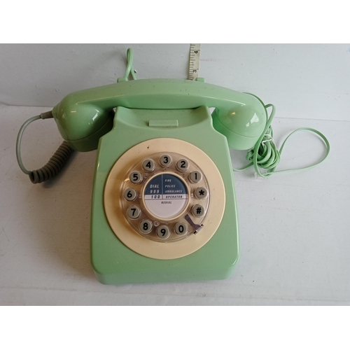 224 - Old Green Telephone