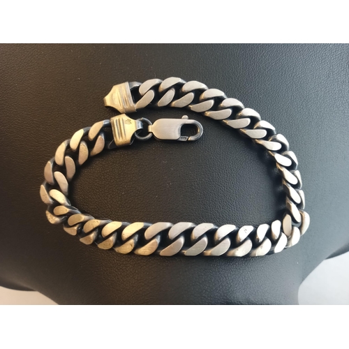 24 - Silver Curb Bracelet,33,63 grams