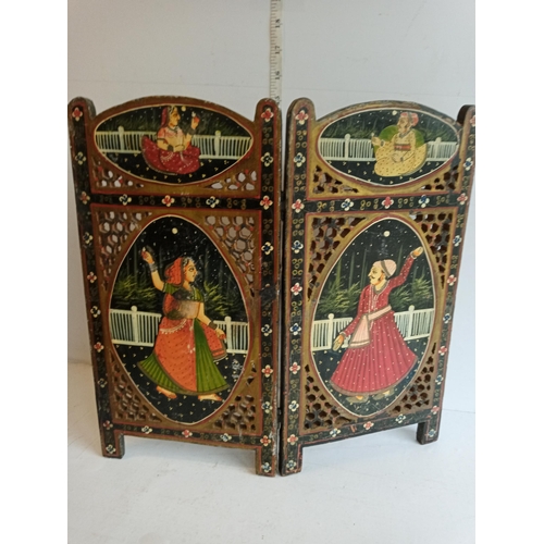 271 - Oriental Hand Painted Screen