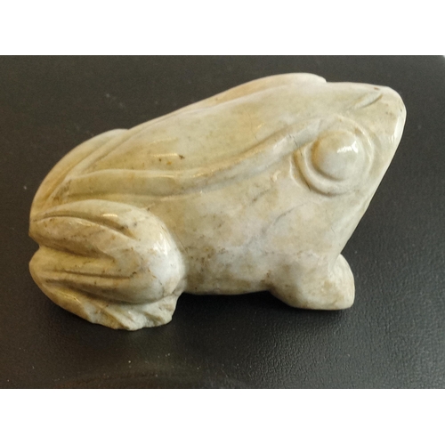 293 - Hard Stone Carved Frog