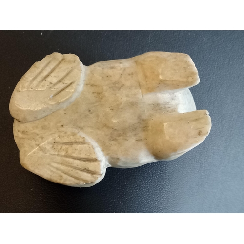 293 - Hard Stone Carved Frog