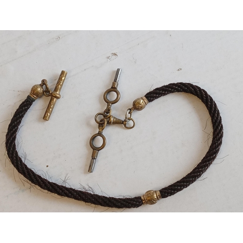 294 - Corded Albert Chain with 2 Keys