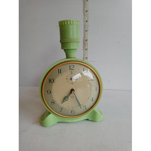 302 - Vintage Electric Clock/Alarm Clock Lamp