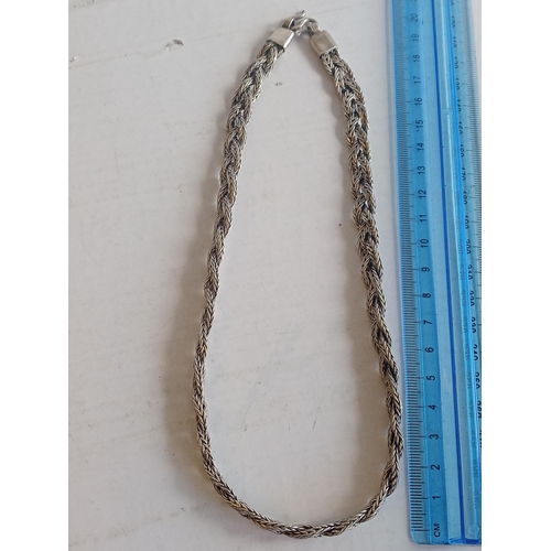 31 - Very Good Quality Silver Platted Necklace, 59 grams