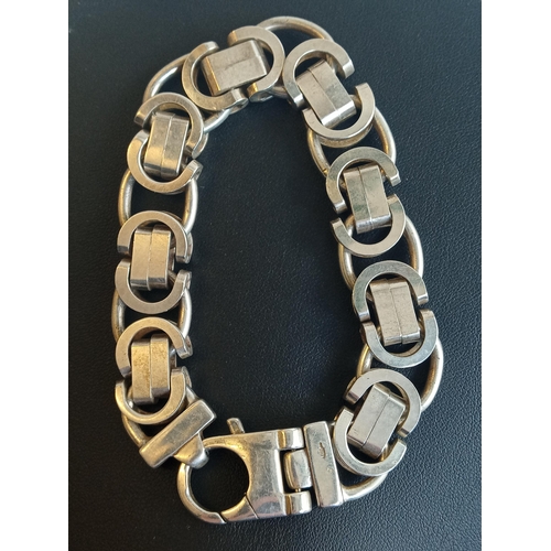 32 - Giovanni Raspini Heavy Silver Bracelet,82.40 grams