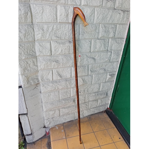 66 - Shepherds Crook with Trout Handle,1950's. Collection Only