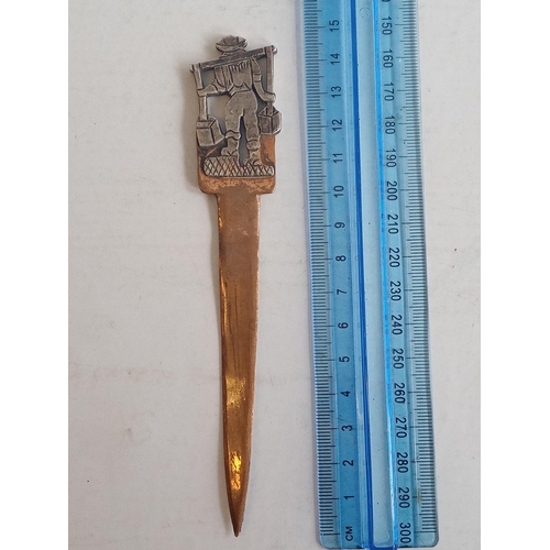 7 - Silver & Copper Letter Opener