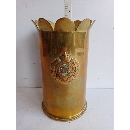 75 - Royal Engineers Trench Art Shell