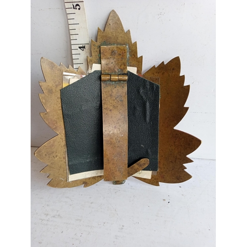 76 - Trench Art Canadian Photo Frame