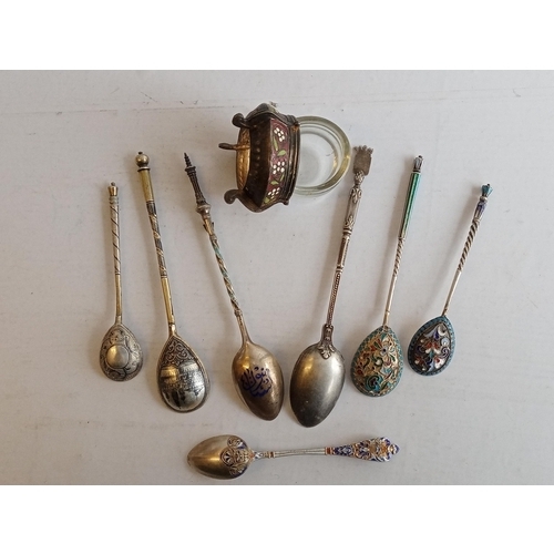 173 - 8 Pieces of Russian Silver Inc Faberge