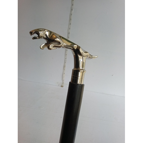 63 - Jaguar Handle Walking Stick