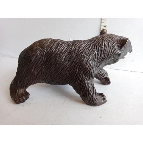 48 - Very Well Cast Bronze Bear