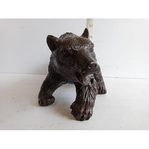 48 - Very Well Cast Bronze Bear