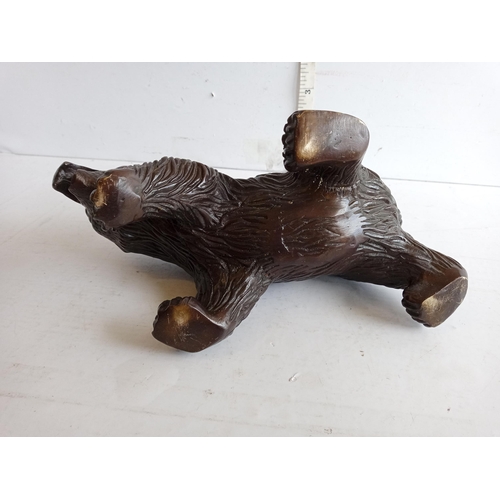 48 - Very Well Cast Bronze Bear