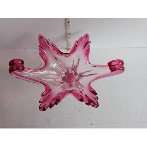 68 - Pink Murano Glass Bowl