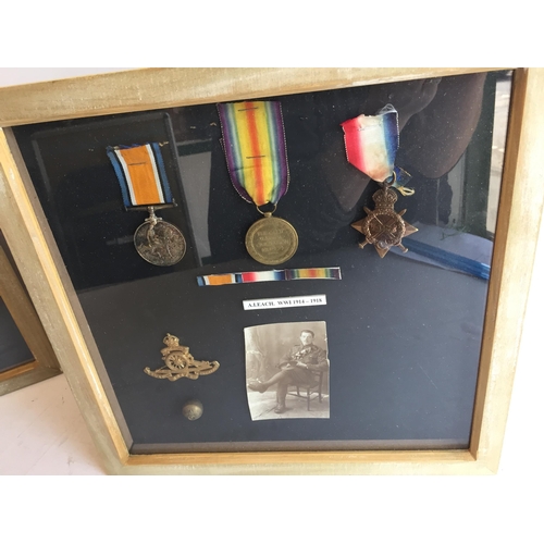 116 - Medal Set WW2 L Leach 1939-1945