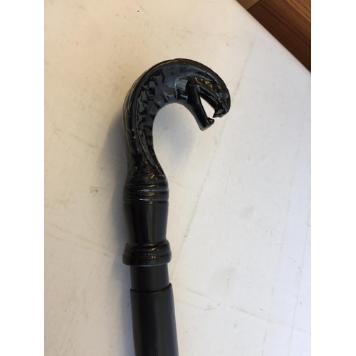 120 - Cobra Handle Walking Stick