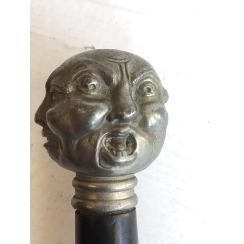 14 - Antique Novelty Letter Opener with Four Faces.
390mm Long.
Stunning thing