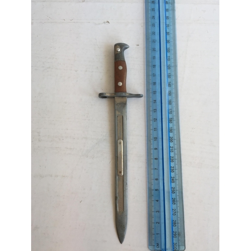 15 - WW2 letter Opener with old repair