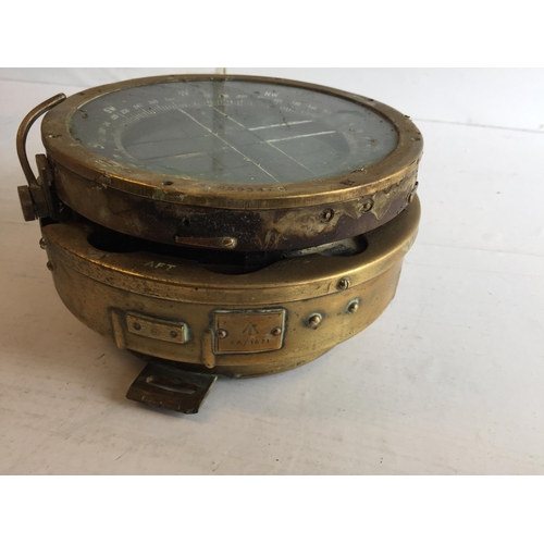 210 - Military Type P10 Number 45954TC Ships Compass