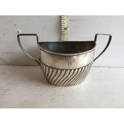 285 - Solid Silver Sugar Bowl