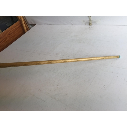 416 - Antique Riley one Piece Snooker Cue in Case. Shipping Unavailable