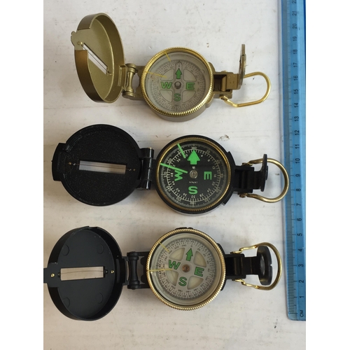 62 - 3 Engineer Directional Compasses